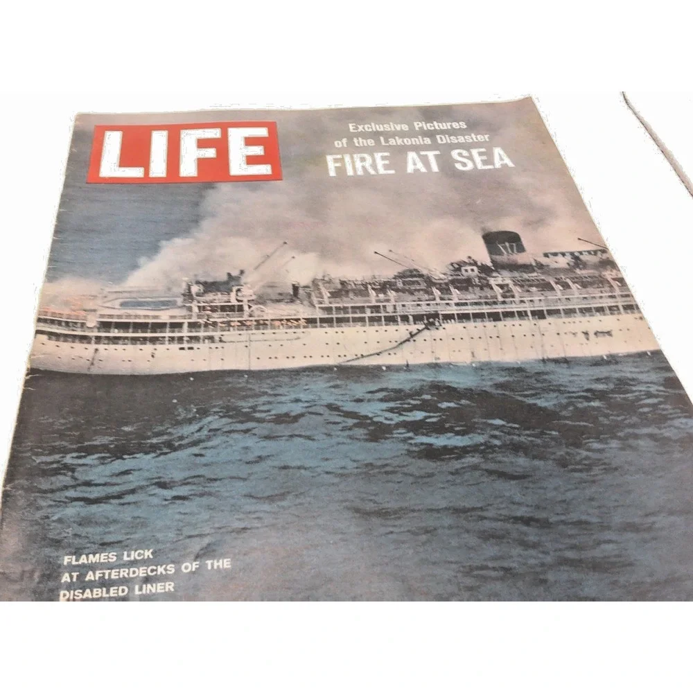 Life Magazine January 3 1964 - Exclusive The Lakonia Disaster Fire at Sea